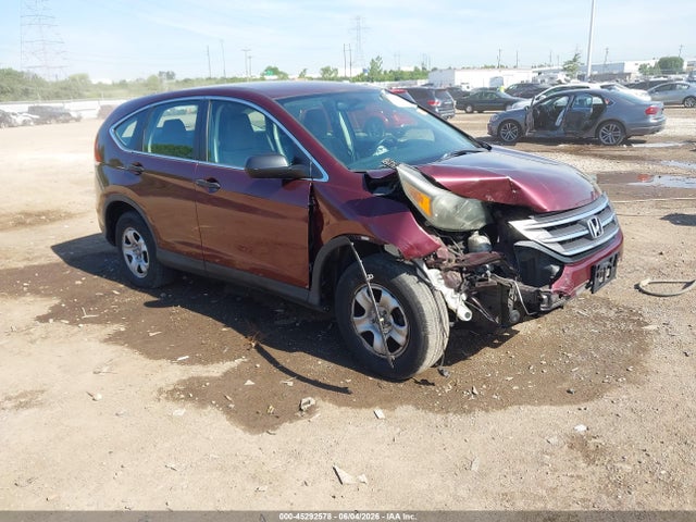2013 Honda Cr-v Lx მანქანა იყიდება აუქციონზე, vin: 5J6RM4H38DL085752, აუქციონის ნომერი: 45292578