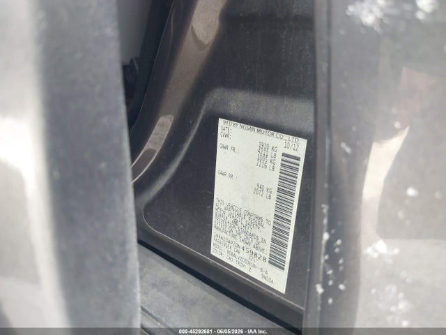 Aukcja sprzedaży 2013 Nissan Altima 2.5 Sl, vin: 1N4AL3AP2DN459828, numer aukcji: 45292681
