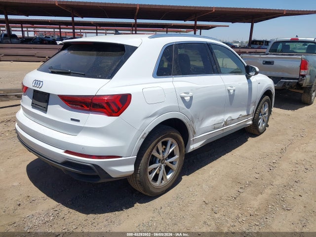 Продаж на аукціоні авто 2025 Audi Q3 Premium 45 Tfsi S Line Quattro Tiptronic, vin: WA1DECF39S1014444, номер лоту: 45292802