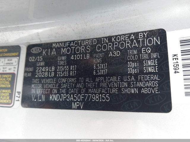 Продаж на аукціоні авто 2015 Kia Soul +, vin: KNDJP3A50F7798155, номер лоту: 45292844