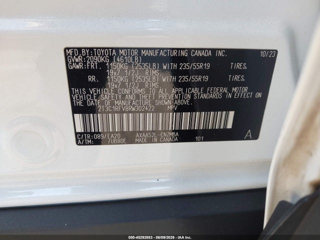 Toyota Rav4 Xle Premium 2024 2T3C1RFV8RW302422 Image 9