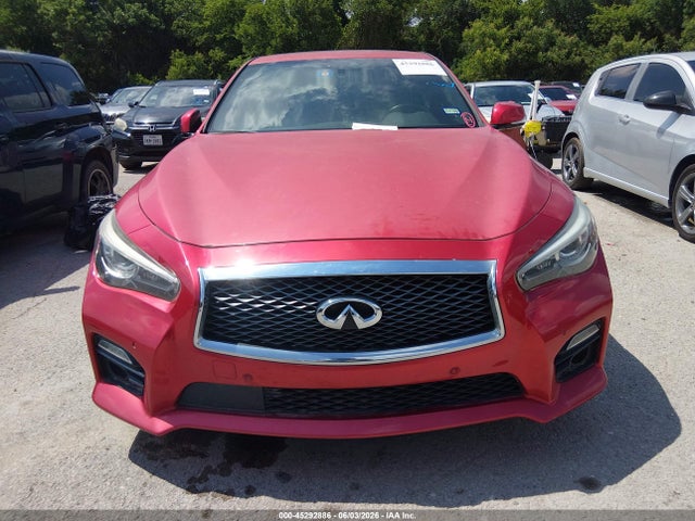 2017 Infiniti Q50 3.0t Red Sport 400 მანქანა იყიდება აუქციონზე, vin: JN1FV7ARXHM872212, აუქციონის ნომერი: 45292886