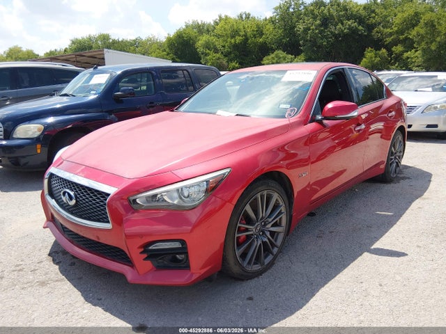 2017 Infiniti Q50 3.0t Red Sport 400 მანქანა იყიდება აუქციონზე, vin: JN1FV7ARXHM872212, აუქციონის ნომერი: 45292886