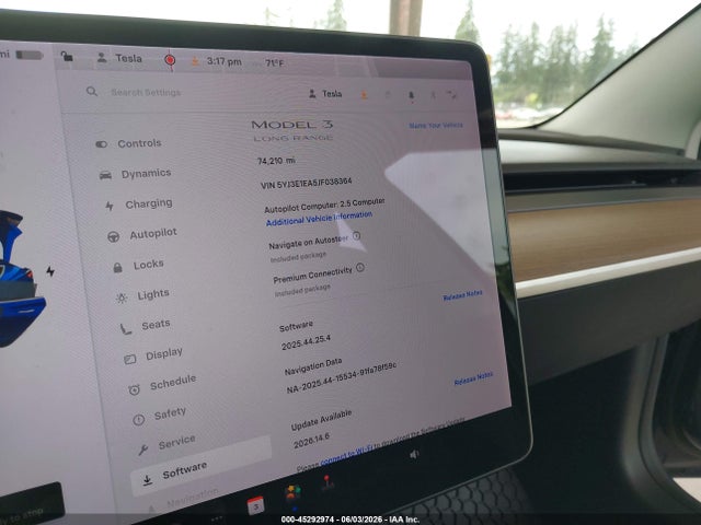 Aukcja sprzedaży 2018 Tesla Model 3 Long Range/mid Range, vin: 5YJ3E1EA5JF038364, numer aukcji: 45292974
