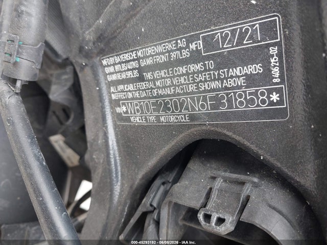 WB10E2302N6F31858 BMW S 1000 Rr