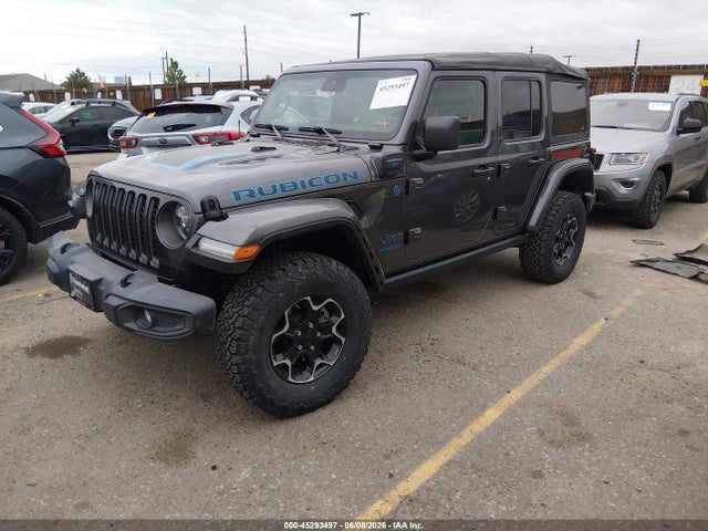 Продажа на аукционе авто 2021 Jeep Wrangler 4xe Unlimited Rubicon 4x4, vin: 1C4JJXR60MW758506, номер лота: 45293497