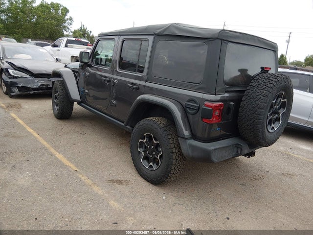 Продажа на аукционе авто 2021 Jeep Wrangler 4xe Unlimited Rubicon 4x4, vin: 1C4JJXR60MW758506, номер лота: 45293497