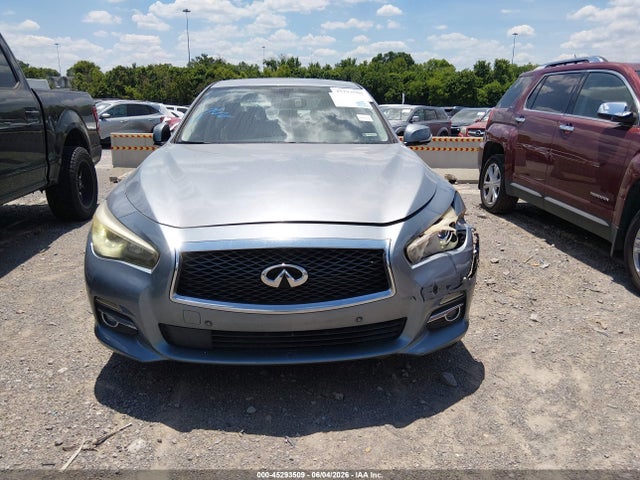 2014 Infiniti Q50 Hybrid Premium მანქანა იყიდება აუქციონზე, vin: JN1AV7AR4EM701364, აუქციონის ნომერი: 45293509