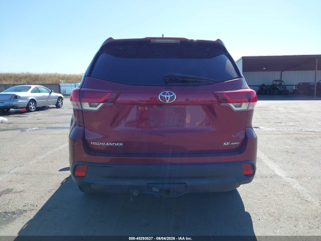 Продажа на аукционе авто 2019 Toyota Highlander Se/xle, vin: 5TDJZRFH2KS626578, номер лота: 45293527