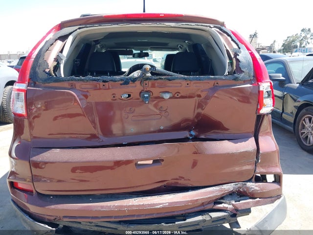 2015 Honda Cr-v Ex-l მანქანა იყიდება აუქციონზე, vin: 2HKRM3H79FH558763, აუქციონის ნომერი: 45293565