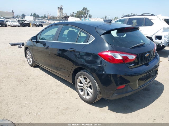 2019 Chevrolet Cruze Lt მანქანა იყიდება აუქციონზე, vin: 3G1BE6SM5KS545323, აუქციონის ნომერი: 45293644
