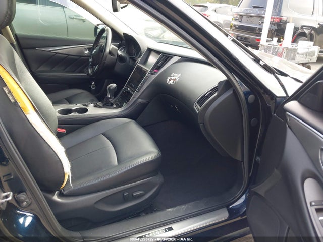 2015 Infiniti Q50 Premium მანქანა იყიდება აუქციონზე, vin: JN1BV7AP5FM354695, აუქციონის ნომერი: 45293727
