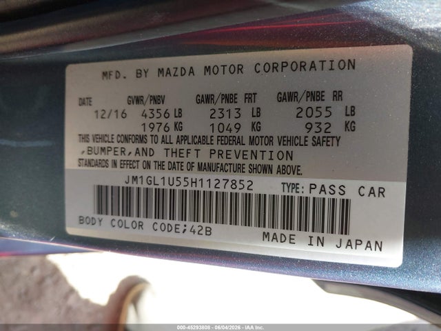 Mazda Mazda6 Sport 2017 JM1GL1U55H1127852 Image 9