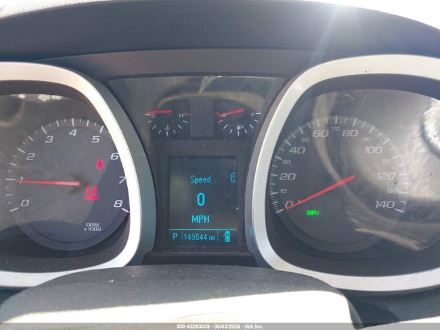 2012 Chevrolet Equinox 1lt მანქანა იყიდება აუქციონზე, vin: 2GNFLEEK7C6283525, აუქციონის ნომერი: 45293939