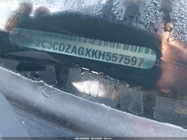 Aukcja sprzedaży 2019 Dodge Challenger Sxt, vin: 2C3CDZAGXKH557597, numer aukcji: 45293982