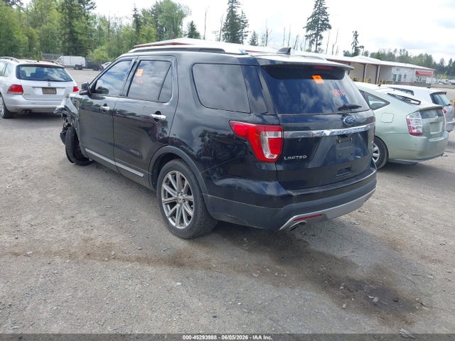 45293988 :رقم المزاد ، 1FM5K8F89HGC38262 vin ، 2017 Ford Explorer Limited مزاد بيع