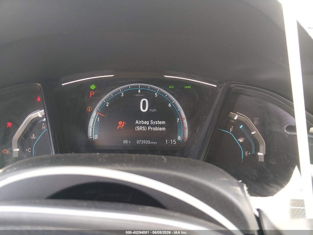 Honda Civic Lx 2019 2HGFC2F66KH502505 Image 7