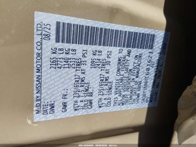 5N1BT3BB6TC681621 Nissan Rogue Rock Creek