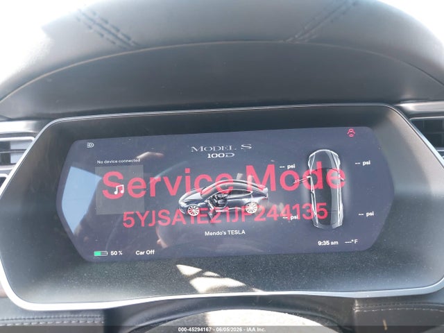 Tesla Model S 100d/75d/p100d 2018 5YJSA1E21JF244135 Image 18