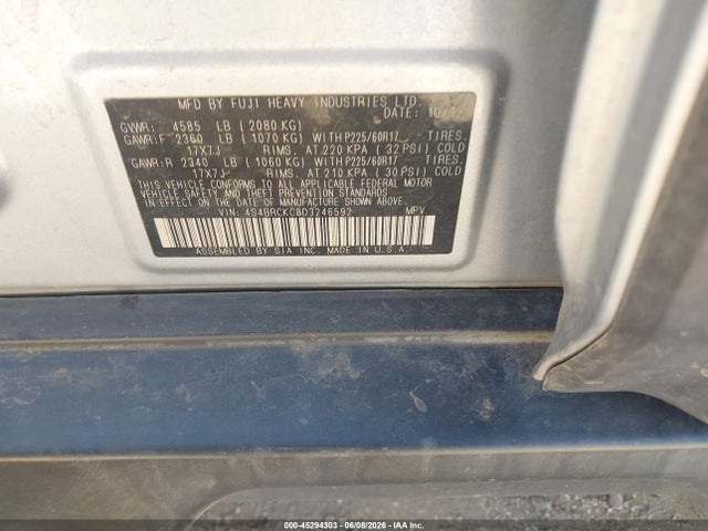 Продаж на аукціоні авто 2013 Subaru Outback 2.5i Limited, vin: 4S4BRCKC8D3246592, номер лоту: 45294303