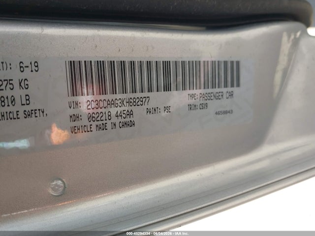 Aukcja sprzedaży 2019 Chrysler 300 Touring, vin: 2C3CCAAG3KH682977, numer aukcji: 45294334