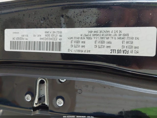 45294465 :رقم المزاد ، 2C3CDXHG1GH310440 vin ، 2016 Dodge Charger Sxt مزاد بيع