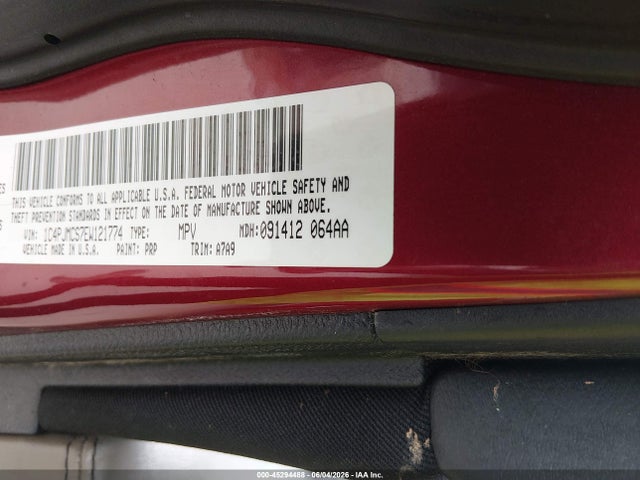 Aukcja sprzedaży 2014 Jeep Cherokee Latitude, vin: 1C4PJMCS7EW121774, numer aukcji: 45294488