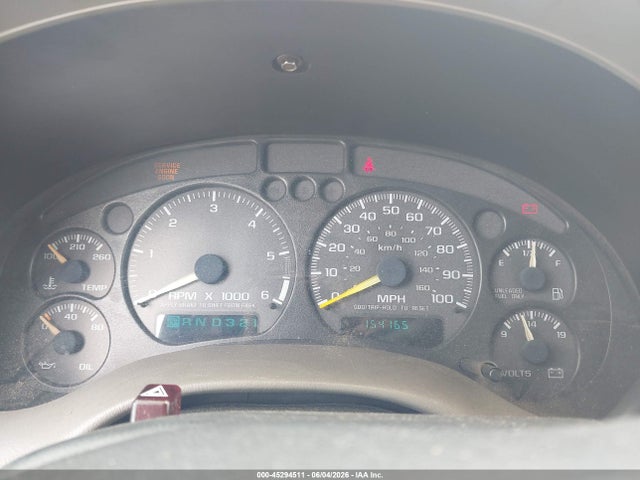 1999 Chevrolet Blazer Lt მანქანა იყიდება აუქციონზე, vin: 1GNCS13WXX2108192, აუქციონის ნომერი: 45294511