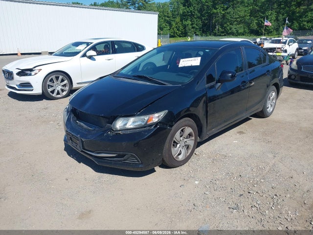 45294587 :رقم المزاد ، 2HGFB2F55DH584711 vin ، 2013 Honda Civic Lx مزاد بيع