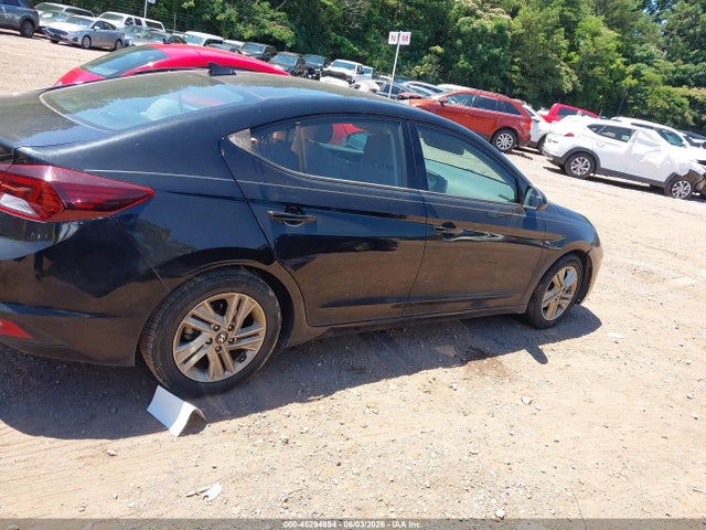 2019 Hyundai Elantra Sel მანქანა იყიდება აუქციონზე, vin: 5NPD84LF0KH431333, აუქციონის ნომერი: 45294694
