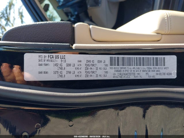 Jeep Grand Cherokee Laredo E 4x4 2019 1C4RJFAG4KC557739 Image 9