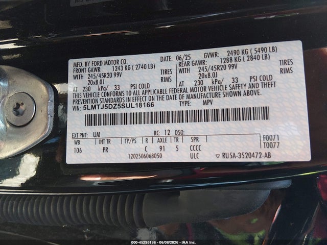 5LMTJ5DZ5SUL18166 Lincoln Corsair Grand Touring
