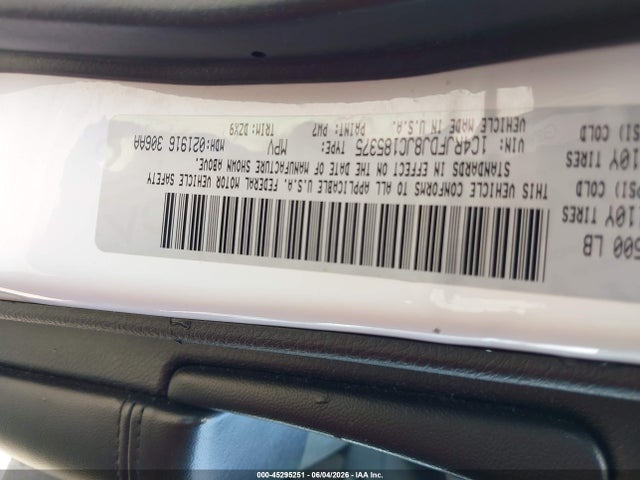 45295251 :رقم المزاد ، 1C4RJFDJ8JC185375 vin ، 2018 Jeep Grand Cherokee Srt 4x4 مزاد بيع