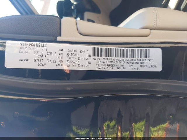 Jeep Grand Cherokee Laredo E 4x4 2019 1C4RJFAG4KC836964 Image 9