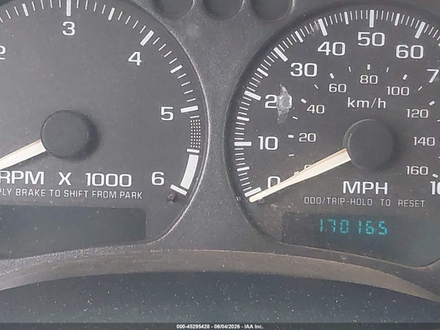 2002 Chevrolet S-10 Ls მანქანა იყიდება აუქციონზე, vin: 1GCDT13W72K191664, აუქციონის ნომერი: 45295428