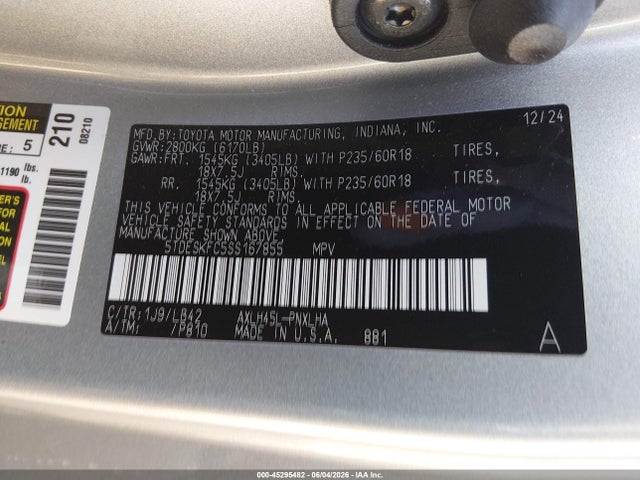 Toyota Sienna Platinum 2025 5TDESKFC5SS167855 Image 9
