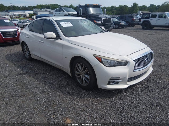 2014 Infiniti Q50 Premium მანქანა იყიდება აუქციონზე, vin: JN1BV7AP6EM691455, აუქციონის ნომერი: 45295571