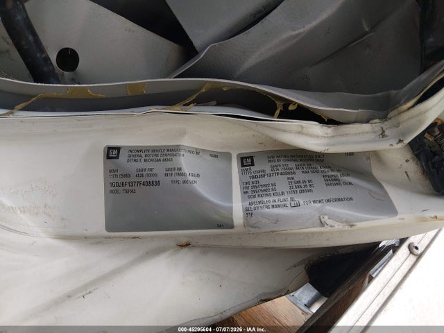 45295604 :رقم المزاد ، 1GDJ6F1377F408836 vin ، 2007 Gmc Tt6500 مزاد بيع