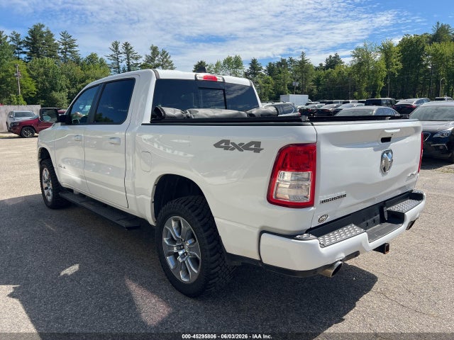 45295806 :رقم المزاد ، 1C6SRFFT3KN775246 vin ، 2019 Ram 1500 Big Horn/lone Star  4x4 5'7 Box مزاد بيع