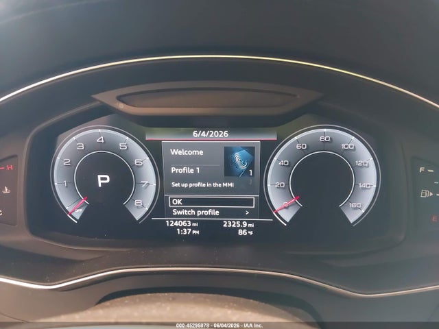 2019 Audi A6 55 Premium მანქანა იყიდება აუქციონზე, vin: WAUL2AF24KN088415, აუქციონის ნომერი: 45295878