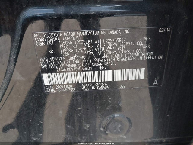 Toyota RAV4 LE 2014 2T3BFREV1EW159631 Image 9