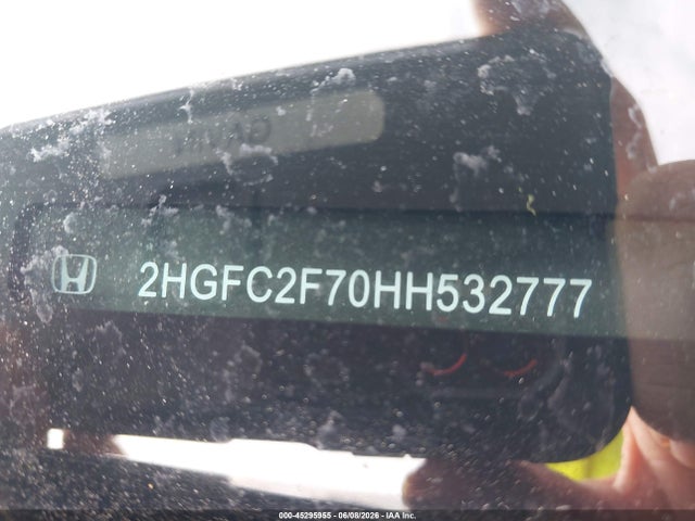 45295955 :رقم المزاد ، 2HGFC2F70HH532777 vin ، 2017 Honda Civic Ex مزاد بيع