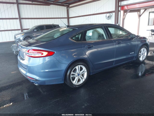 Продажа на аукционе авто 2018 Ford Fusion Hybrid S, vin: 3FA6P0UU6JR235738, номер лота: 45296000