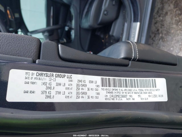 Продаж на аукціоні авто 2014 Jeep Grand Cherokee Limited, vin: 1C4RJEBM8EC366697, номер лоту: 45296047