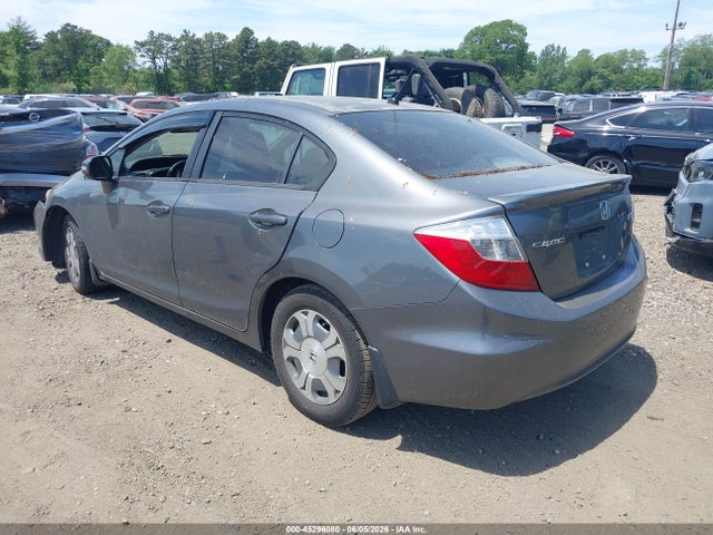 45296080 :رقم المزاد ، JHMFB4F3XCS009373 vin ، 2012 Honda Civic Hybrid مزاد بيع