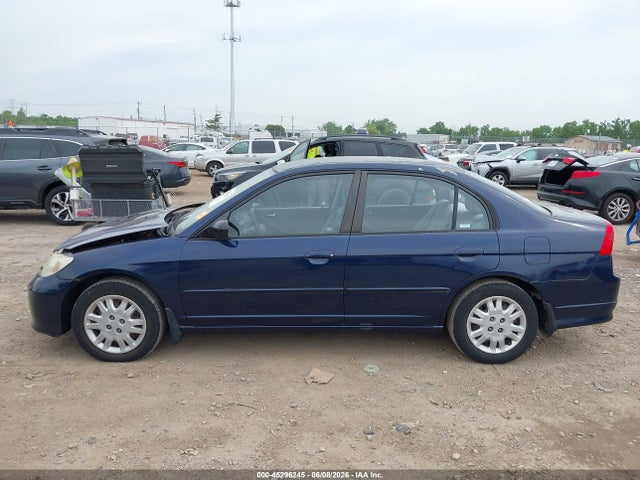 Продажа на аукционе авто 2005 Honda Civic Lx, vin: 2HGES16665H595359, номер лота: 45296245