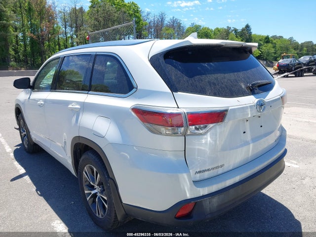 Продажа на аукционе авто 2016 Toyota Highlander Xle V6, vin: 5TDJKRFH8GS266986, номер лота: 45296335