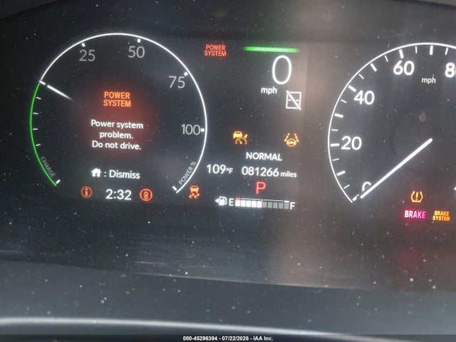 45296394 :رقم المزاد ، 7FARS6H5XSE049316 vin ، 2025 Honda Cr-v Hybrid Sport مزاد بيع