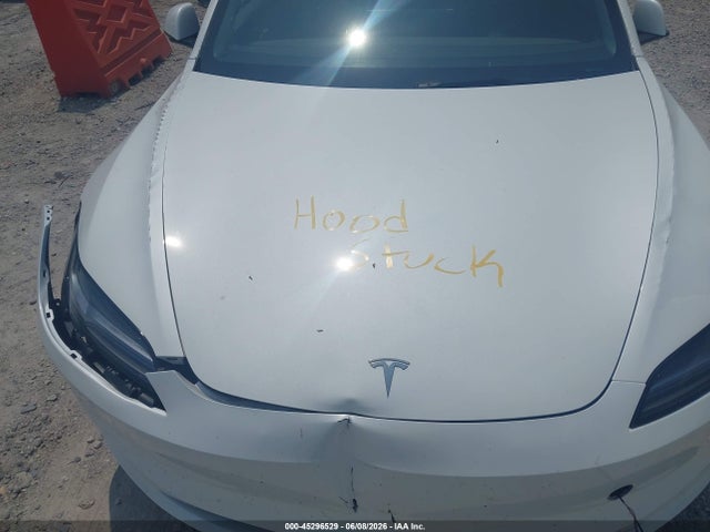 2025 Tesla Model 3 Long Range Rear-wheel Drive/standard Rear-wheel Drive მანქანა იყიდება აუქციონზე, vin: 5YJ3E1EA6SF890000, აუქციონის ნომერი: 45296529