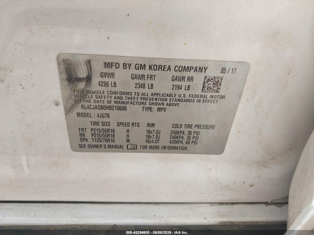 Buick Encore Preferred 2017 KL4CJASB0HB210686 Image 9